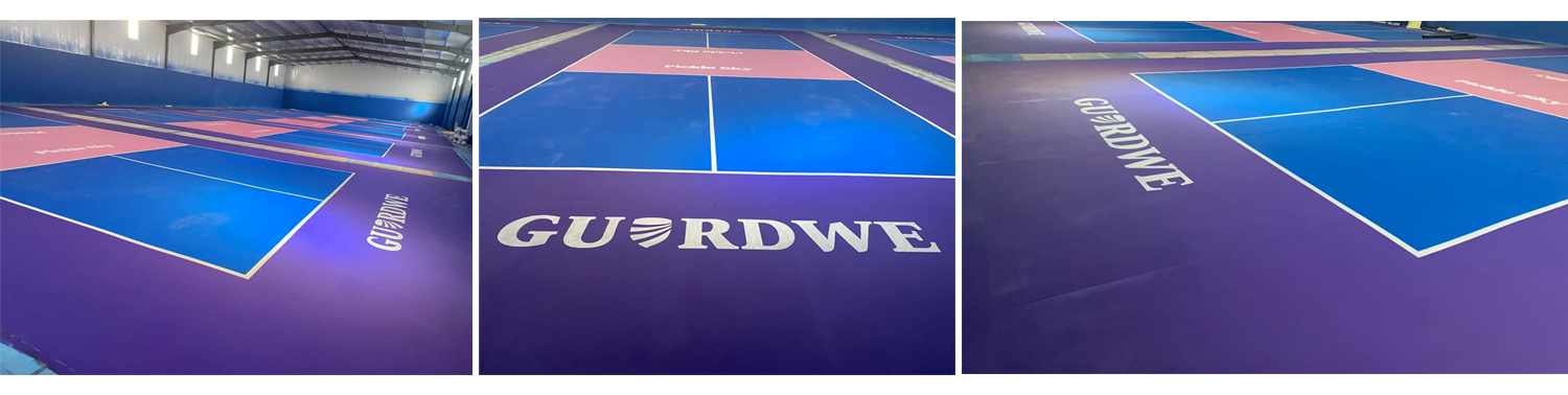 "Guardwe Unveils 6 Vibrant AcryTech Pickleball Courts!"