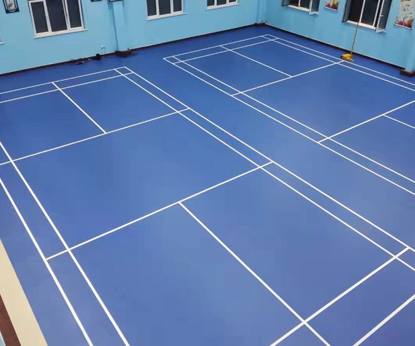 PVC Badminton Court Mat—Competition