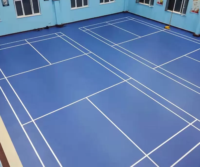 PVC Badminton Court Mat with Competition