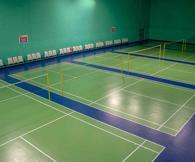 PVC Badminton Court Mat—Competition