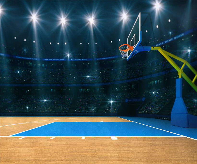 PVC Basketball Flooring – Wood Embossed