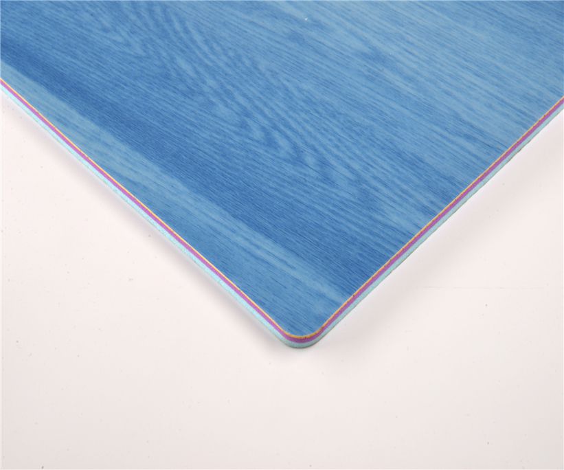 PVC Futsal Flooring – Blue Wood Embossed