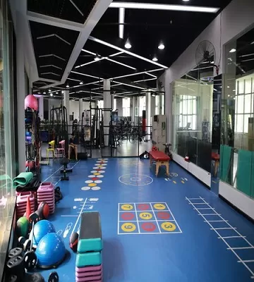 Functional Zone in Gym Room- Customized Flooring