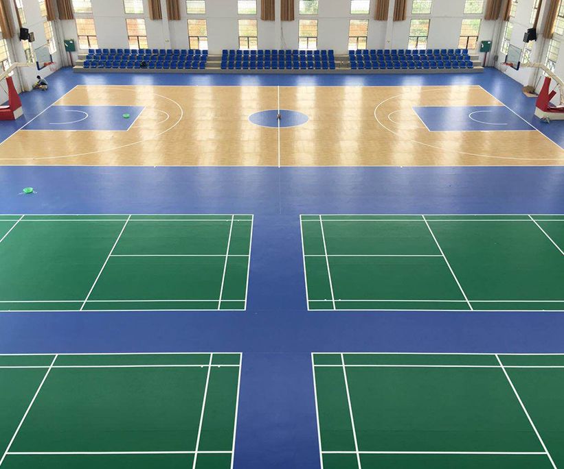 PVC Badminton Court Mat—Professional