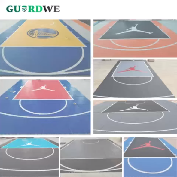 Guardwe Backyard Court Tiles