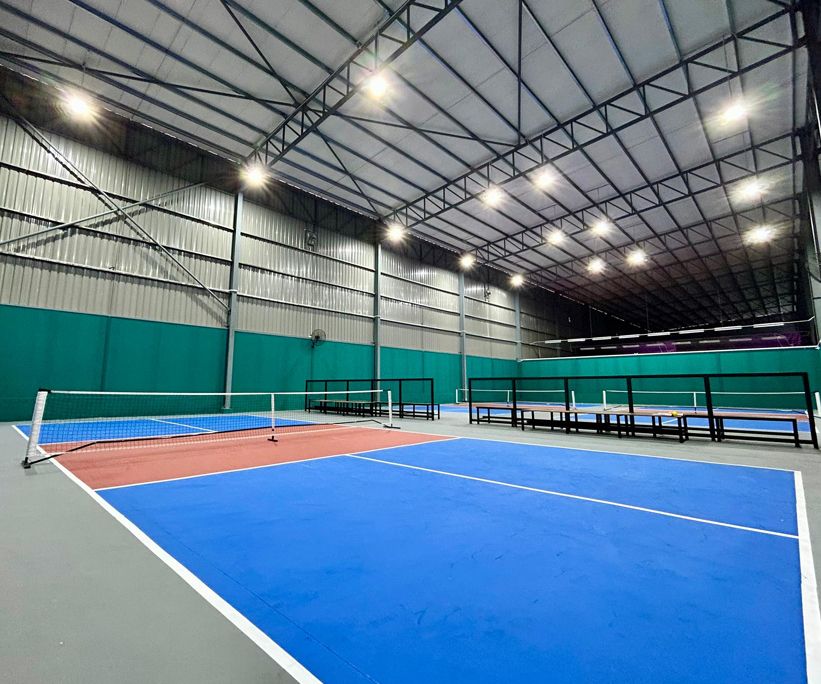 Indoor &Outdoor Pickleball Court- Acrylic Coating