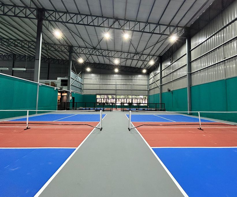 Indoor &Outdoor Pickleball Court- Acrylic Coating