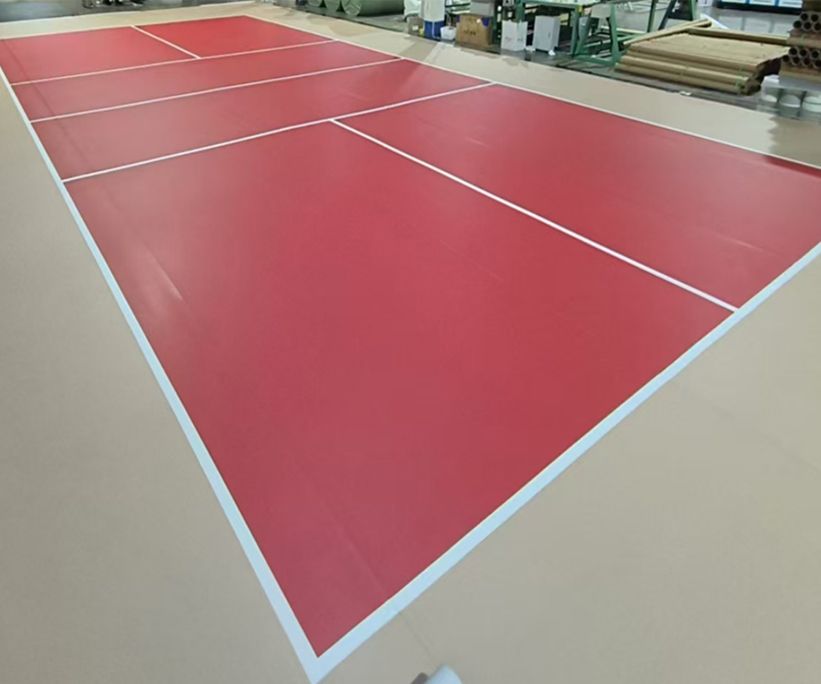 Pickleball Flooring-Dense PVC Material