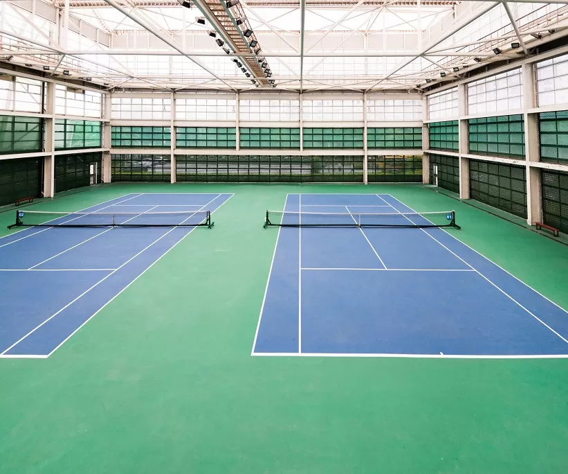 PVC Tennis Court Flooring – Crystal Sand Embossed